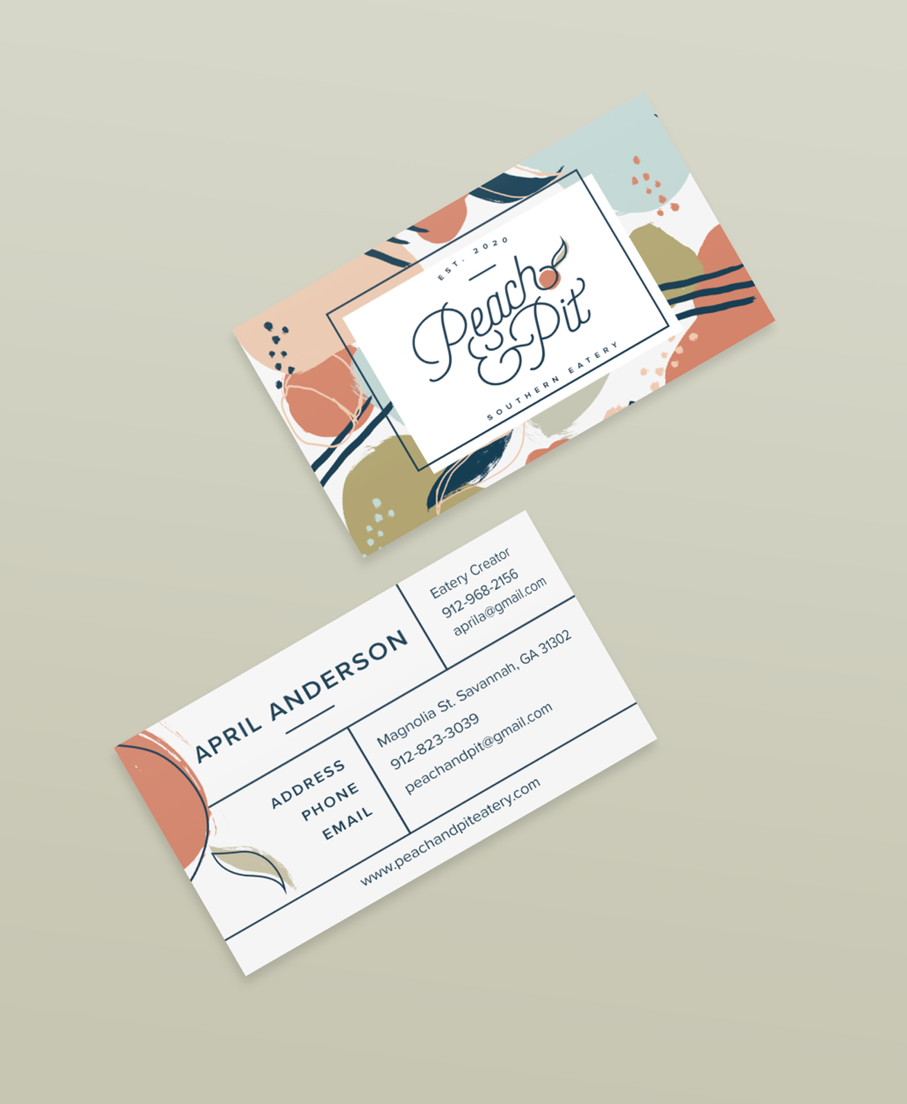 business card design